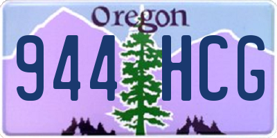 OR license plate 944HCG