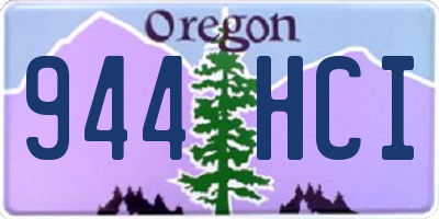 OR license plate 944HCI