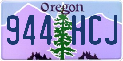 OR license plate 944HCJ