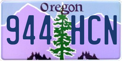 OR license plate 944HCN
