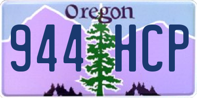OR license plate 944HCP