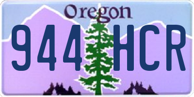 OR license plate 944HCR