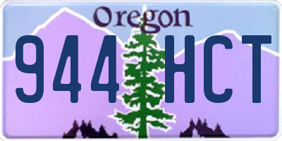 OR license plate 944HCT