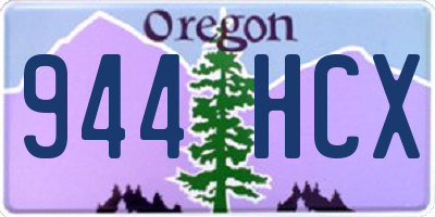 OR license plate 944HCX