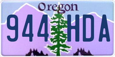 OR license plate 944HDA