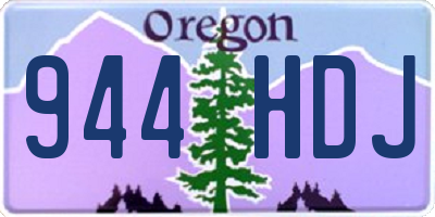 OR license plate 944HDJ