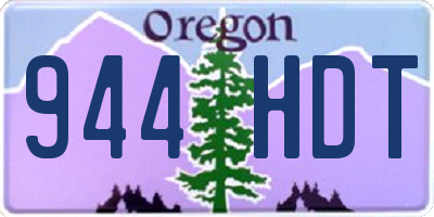 OR license plate 944HDT