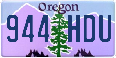 OR license plate 944HDU