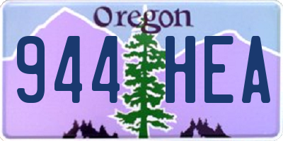 OR license plate 944HEA