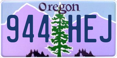 OR license plate 944HEJ