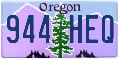 OR license plate 944HEQ
