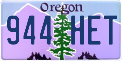 OR license plate 944HET