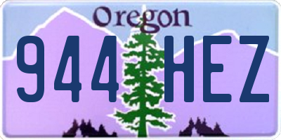 OR license plate 944HEZ