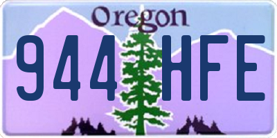 OR license plate 944HFE