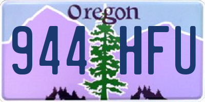 OR license plate 944HFU