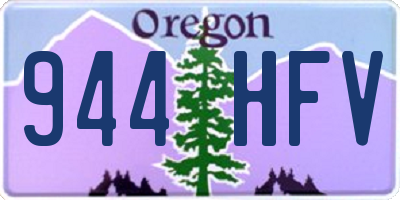 OR license plate 944HFV
