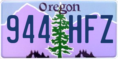 OR license plate 944HFZ