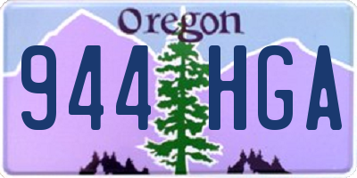 OR license plate 944HGA