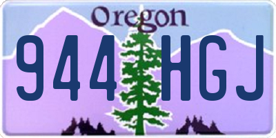 OR license plate 944HGJ