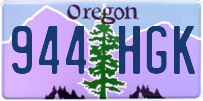 OR license plate 944HGK