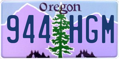 OR license plate 944HGM