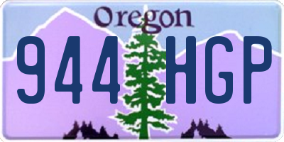 OR license plate 944HGP