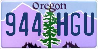 OR license plate 944HGU