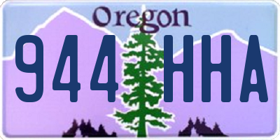 OR license plate 944HHA