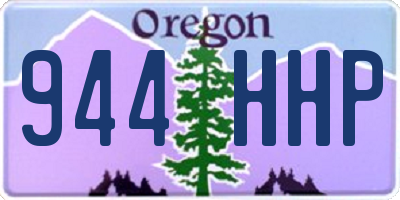 OR license plate 944HHP