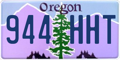 OR license plate 944HHT