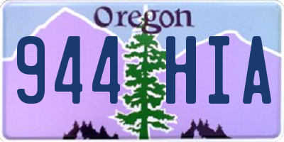 OR license plate 944HIA