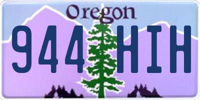 OR license plate 944HIH