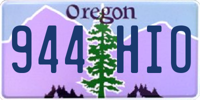 OR license plate 944HIO