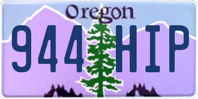 OR license plate 944HIP