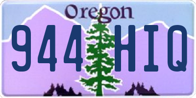 OR license plate 944HIQ