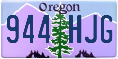 OR license plate 944HJG