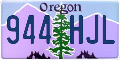 OR license plate 944HJL