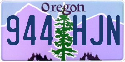 OR license plate 944HJN