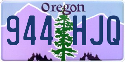 OR license plate 944HJQ