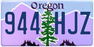 OR license plate 944HJZ