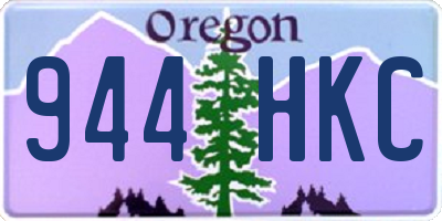 OR license plate 944HKC