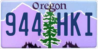 OR license plate 944HKI