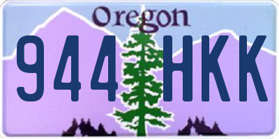 OR license plate 944HKK