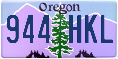 OR license plate 944HKL