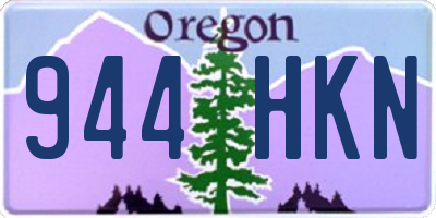 OR license plate 944HKN