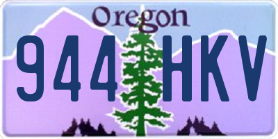 OR license plate 944HKV