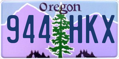 OR license plate 944HKX
