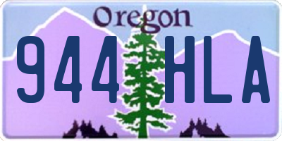 OR license plate 944HLA