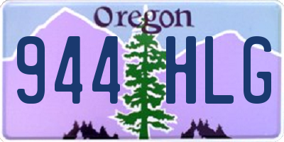 OR license plate 944HLG