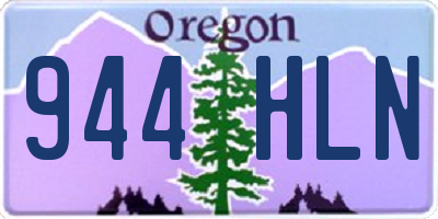 OR license plate 944HLN